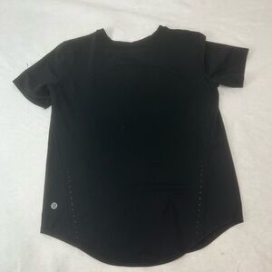Lululemon High Neck Running & Training
Tee - Size O - black